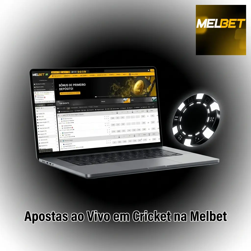 Interface de apostas ao vivo em cricket na Melbet com odds dinâmicas e mercados bola a bola em tempo real