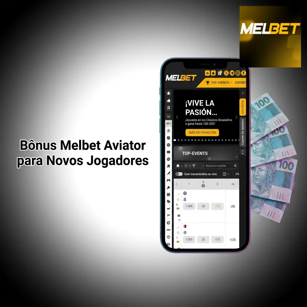 Bônus de boas-vindas Melbet Aviator: 100% no primeiro depósito até R$1.200 para novos jogadores