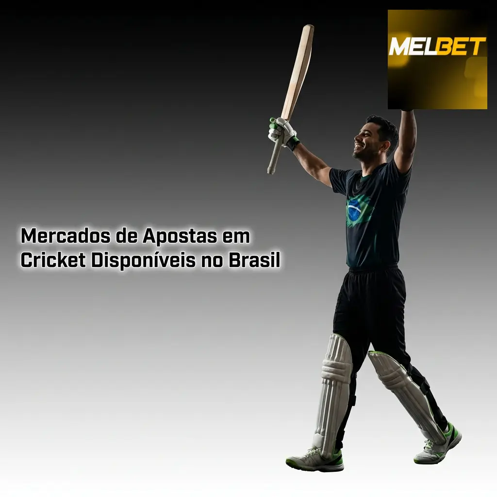 Mercados de apostas em cricket disponíveis no Brasil na Melbet: Match Winner, runs, wickets e mais