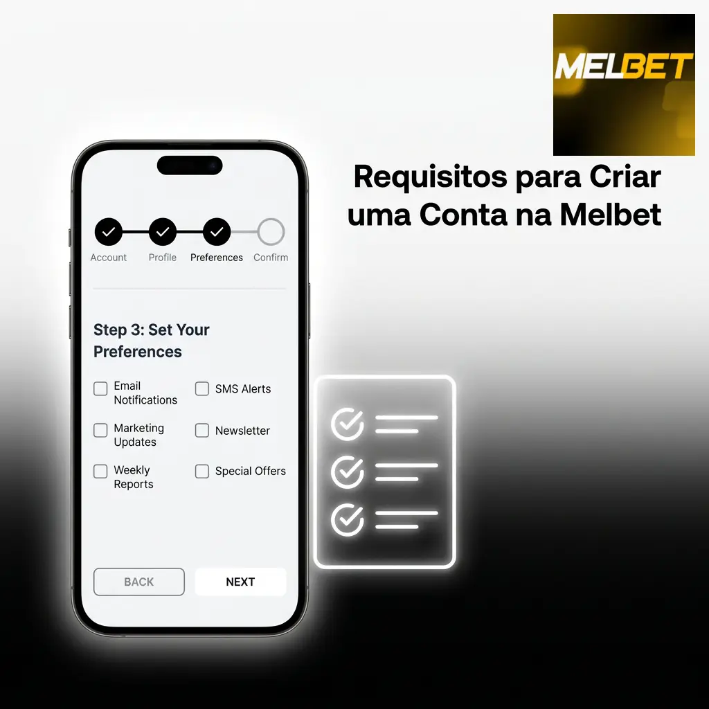 Requisitos para criar conta na Melbet: idade mínima, dados verídicos e residência elegível no Brasil